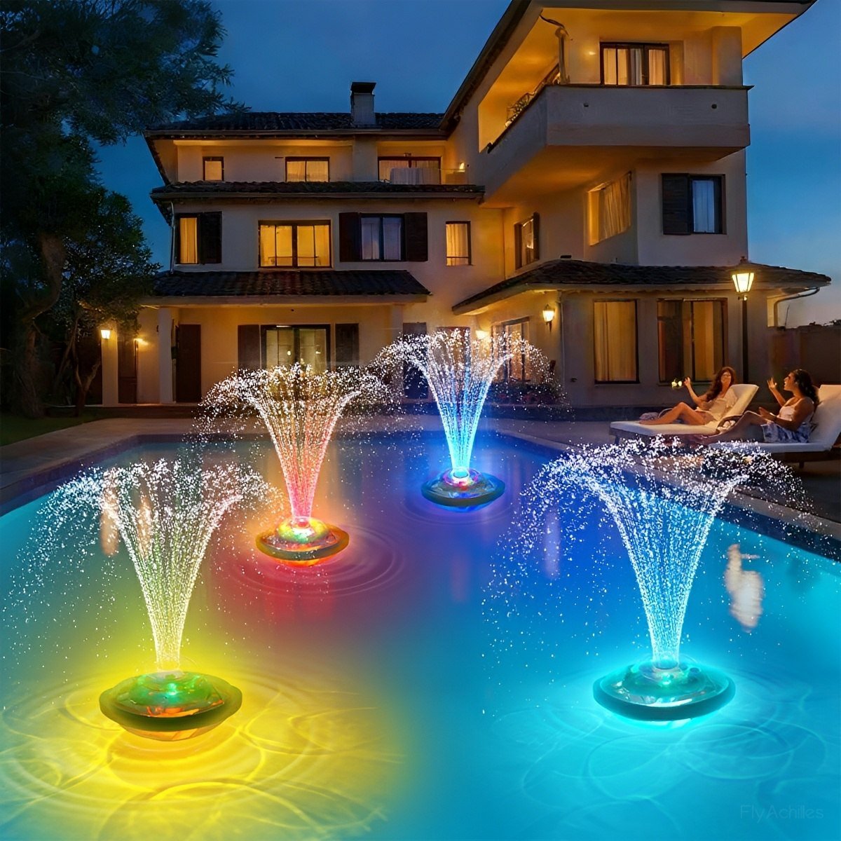 Outdoor RGB Floating Fountain Pool Light - Flare Shack