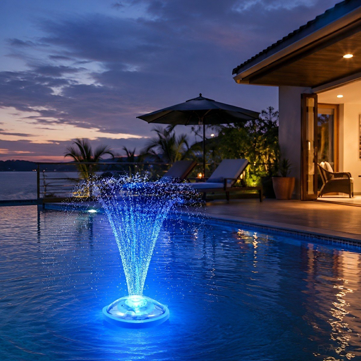 Outdoor RGB Floating Fountain Pool Light - Flare Shack