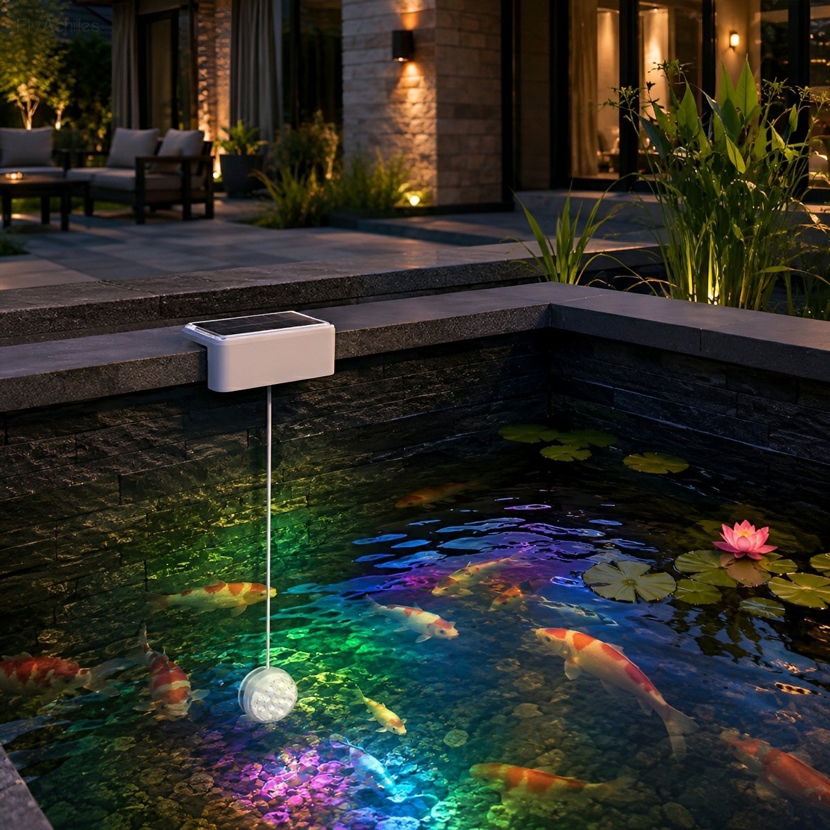 Outdoor Solar RGB Pool Light Underwater Lighting - Flare Shack