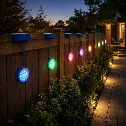 Outdoor Solar RGB Pool Light Underwater Lighting