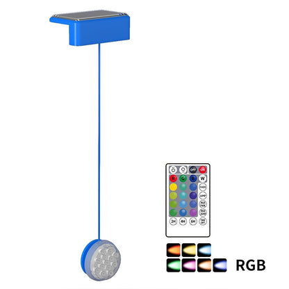 Outdoor Solar RGB Pool Light Underwater Lighting