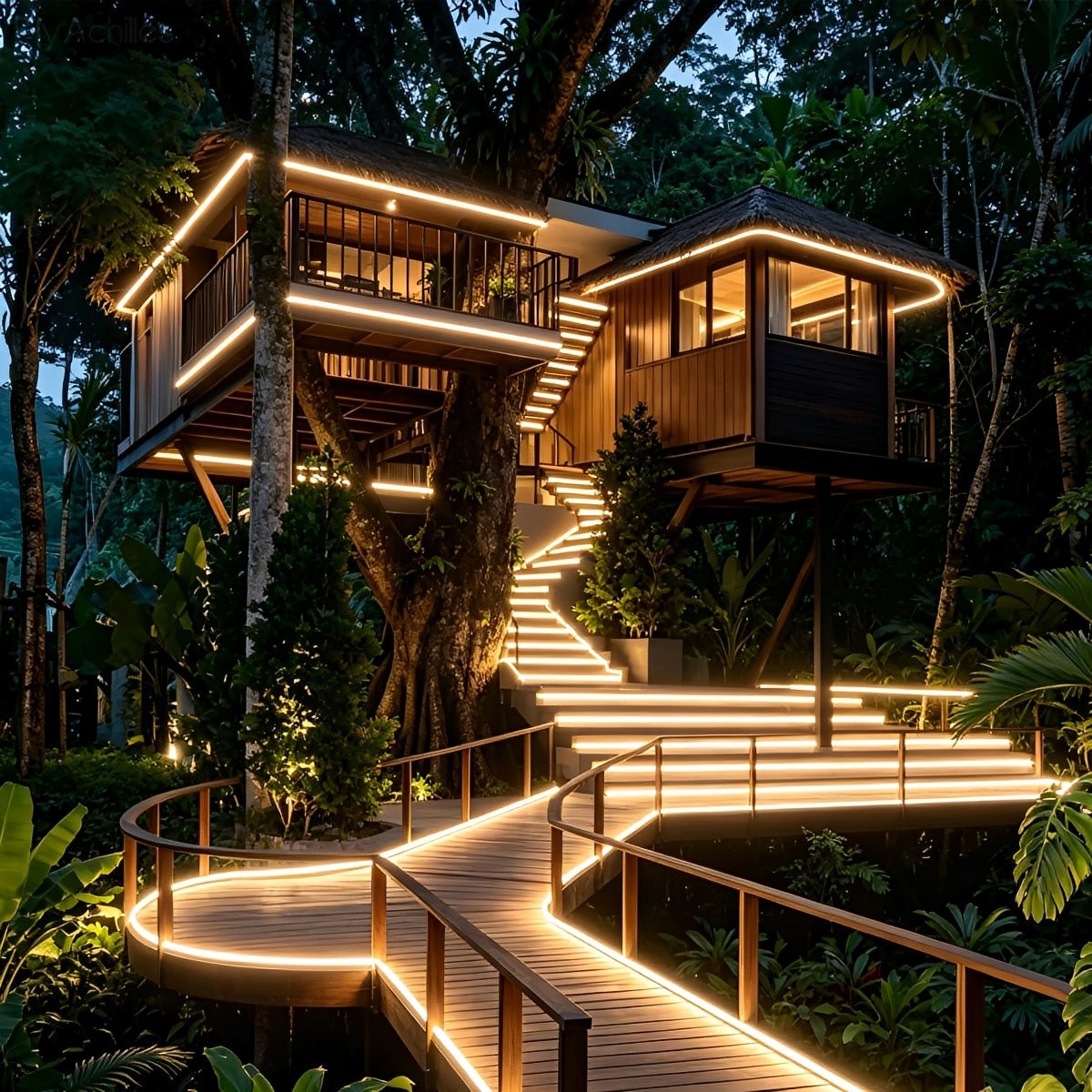 Outdoor Waterproof Flexible Rececessed Linear LED Strip Lights Stair Light DC24V - Flare Shack