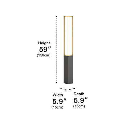 Outdoor Waterproof High Pole Post Lights Pathway Lights