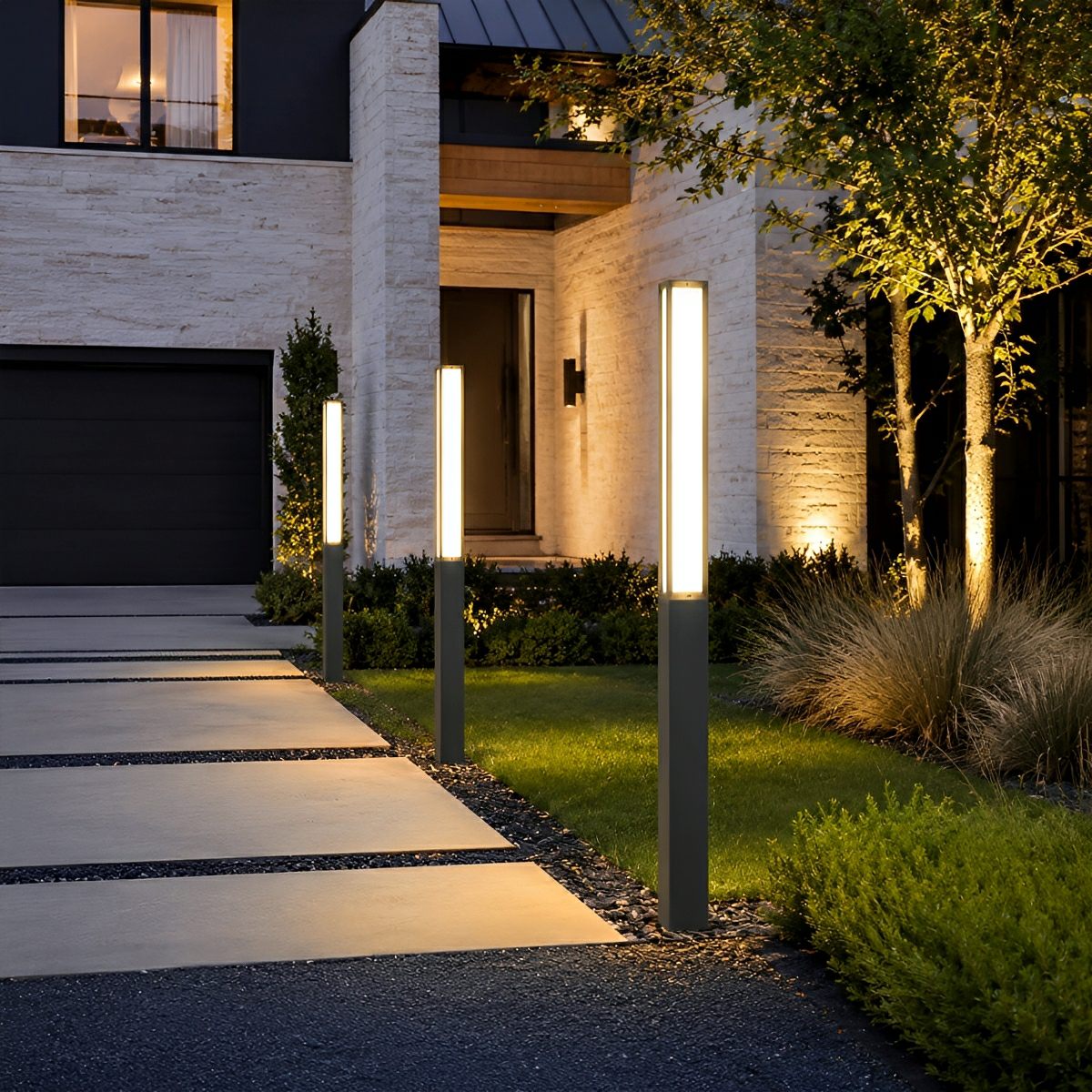Outdoor Waterproof High Pole Post Lights Pathway Lights