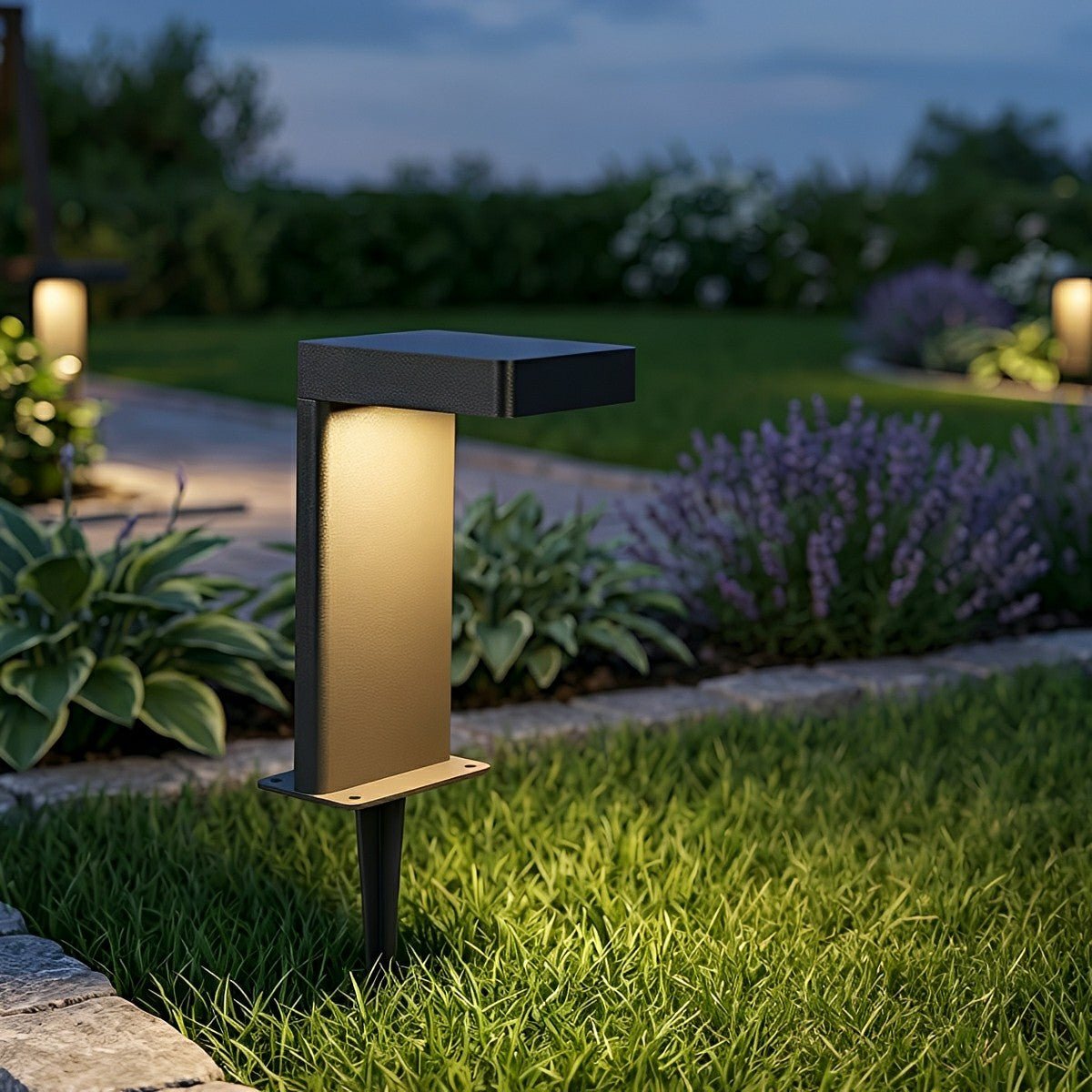 Outdoor Waterproof L-Shaped LED Bollard Light Path Light - Flare Shack