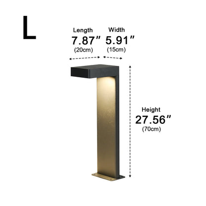 Outdoor Waterproof L-Shaped LED Bollard Light Path Light