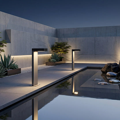 Outdoor Waterproof L-Shaped LED Bollard Light Path Light