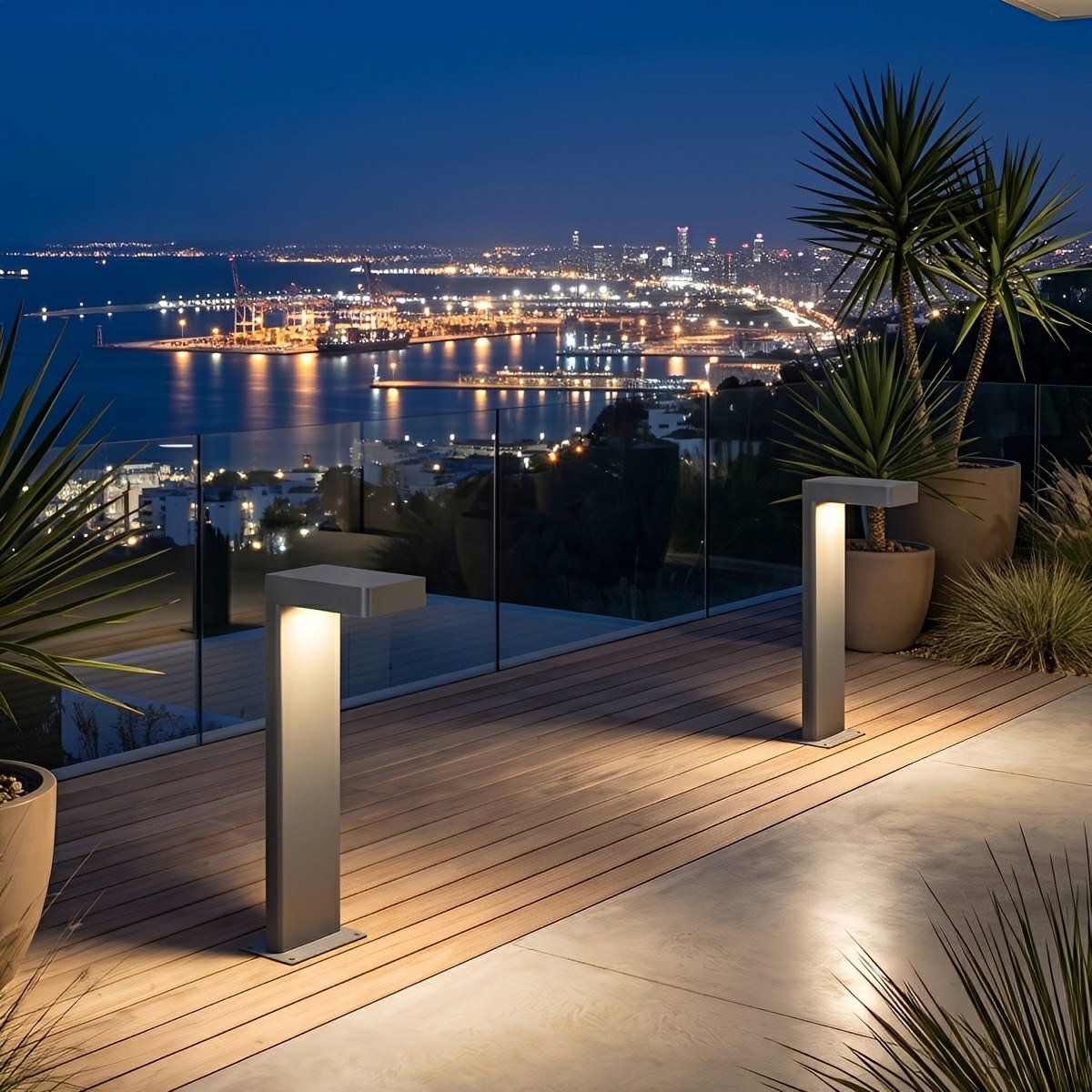 Outdoor Waterproof L-Shaped LED Bollard Light Path Light - Flare Shack