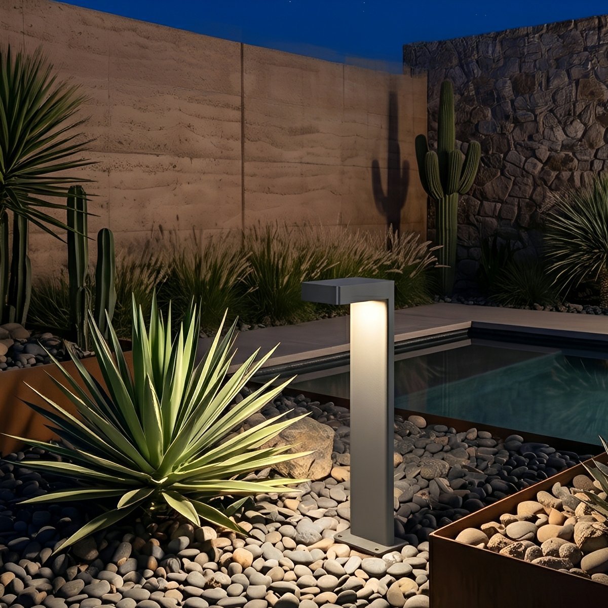 Outdoor Waterproof L-Shaped LED Bollard Light Path Light - Flare Shack