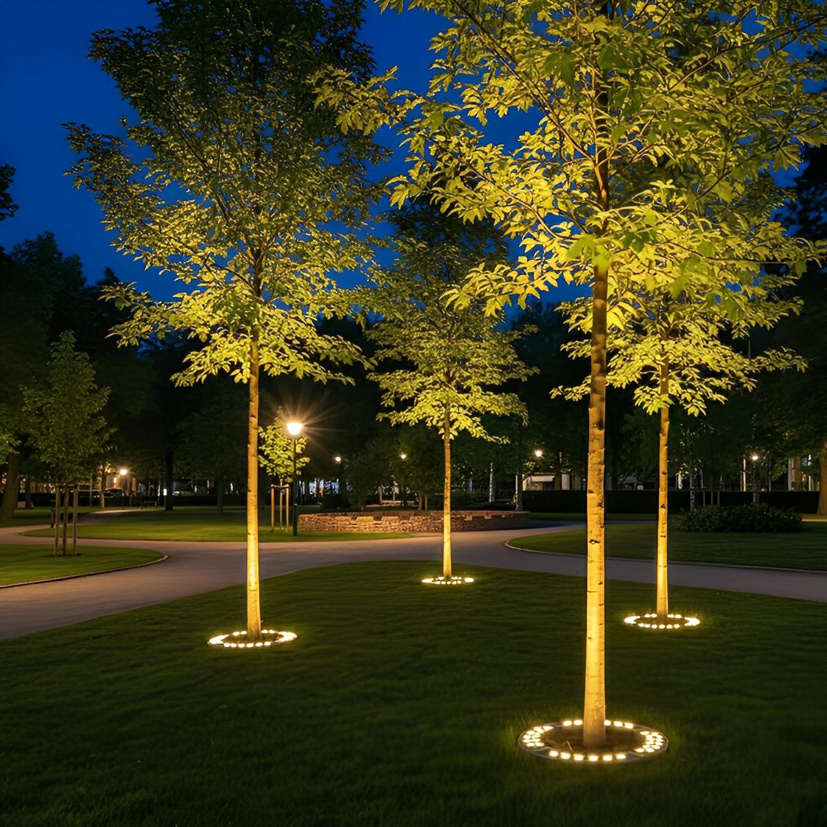 Outdoor Waterproof LED Arc Spot Lights for Trees Lawn