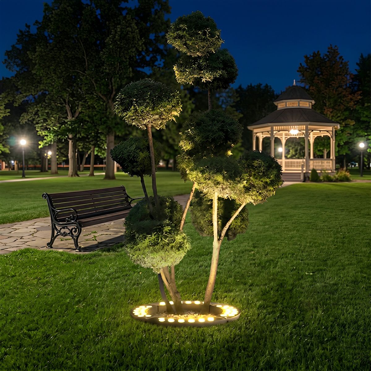 Outdoor Waterproof LED Arc Spot Lights for Trees Lawn - Flare Shack
