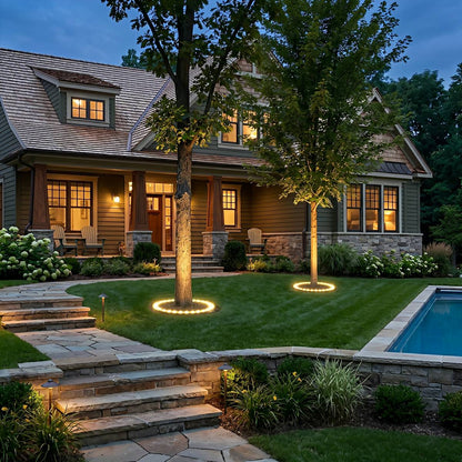 Outdoor Waterproof LED Arc Spot Lights for Trees Lawn