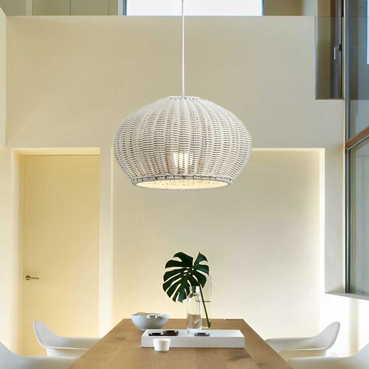 Outdoor Waterproof Oval Rattan Lanterns Pendant Lights - Flare Shack