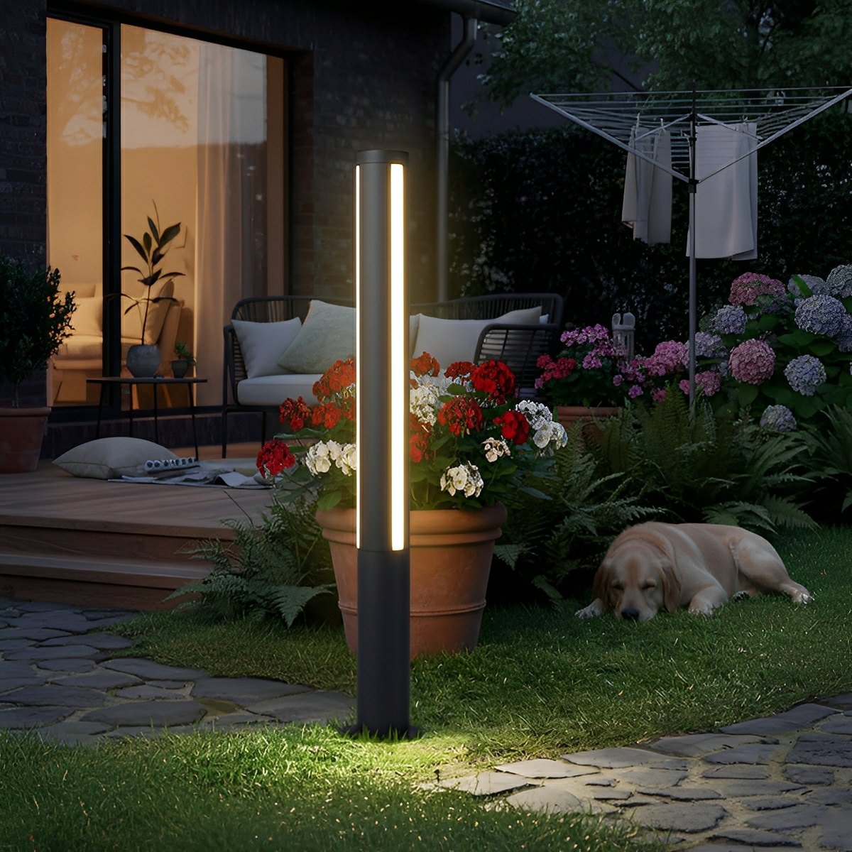 Outdoor Waterproof Pathway Post Bollard Light - Flare Shack