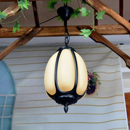 Outdoor Waterproof Pumpkin Pendant Lights Garden Lantern Lamp - Flare Shack