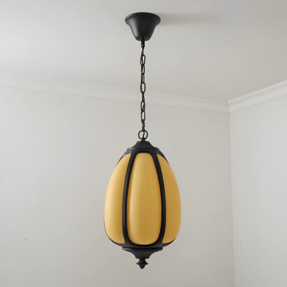 Outdoor Waterproof Pumpkin Pendant Lights Garden Lantern Lamp
