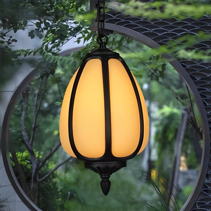 Outdoor Waterproof Pumpkin Pendant Lights Garden Lantern Lamp - Flare Shack