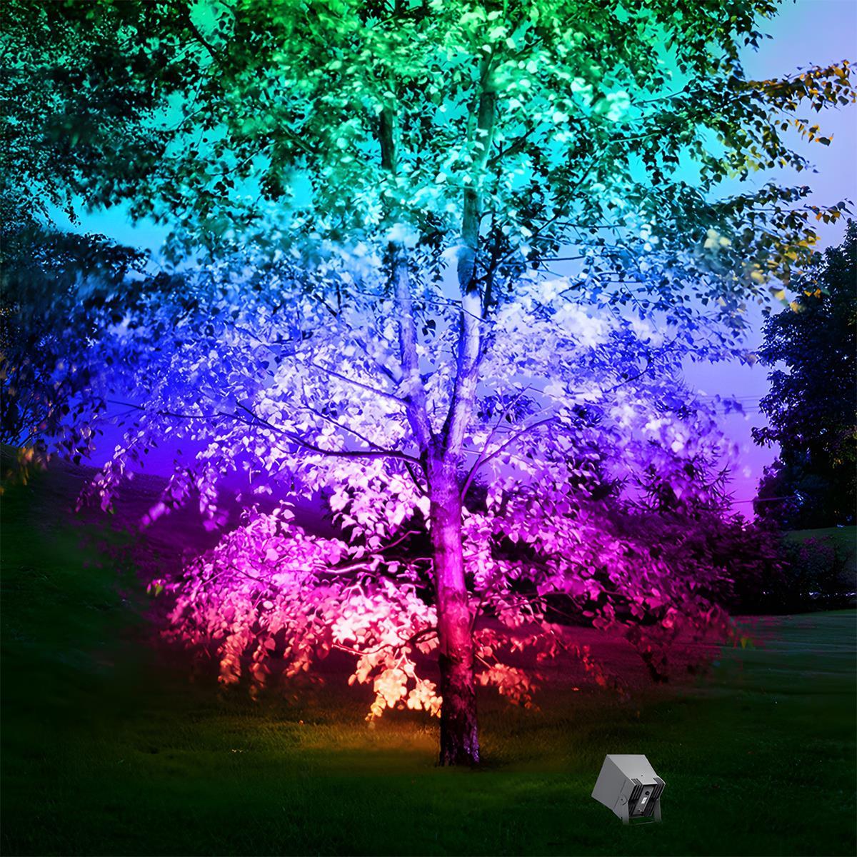 Outdoor Waterproof Rainbow RGB LED Spot Lights Landscape Trees Lights - Flare Shack