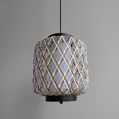 Outdoor Waterproof Rattan Hanging Lanterns Pendant Lights