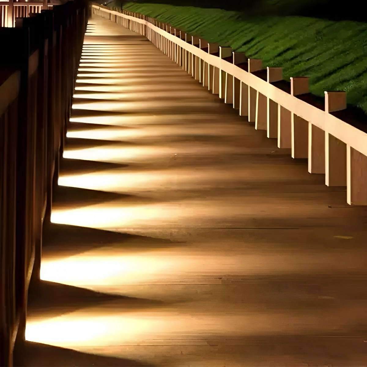 Outdoor Waterproof Recessed Light Stairs Corner LED Wall Lights - Flare Shack