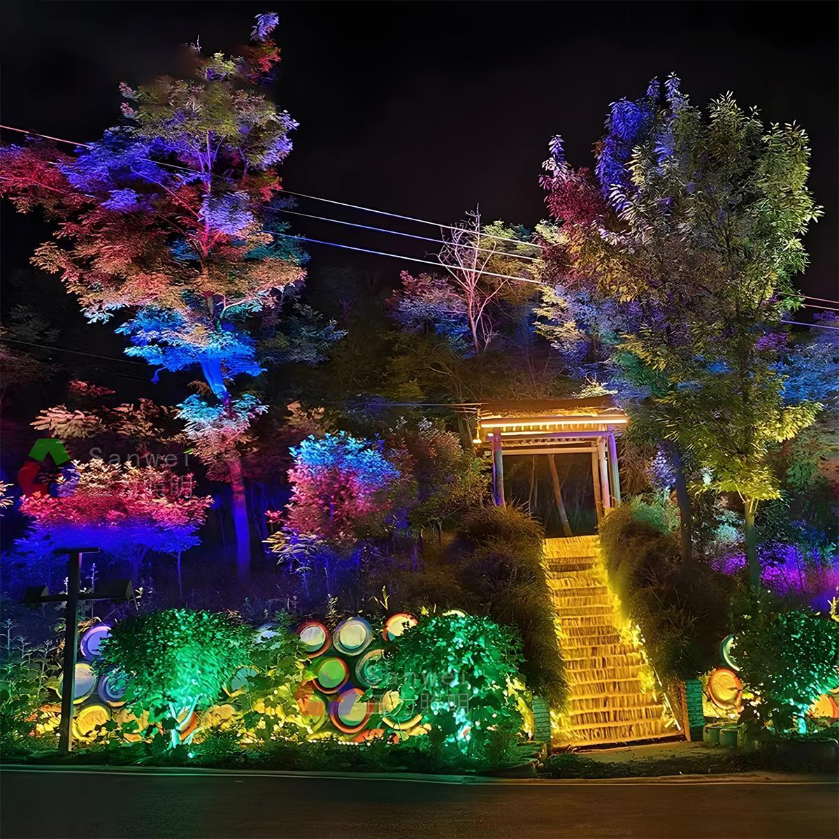 Outdoor Waterproof RGB LED Spot Light Landscape Tree Lighting - Flare Shack
