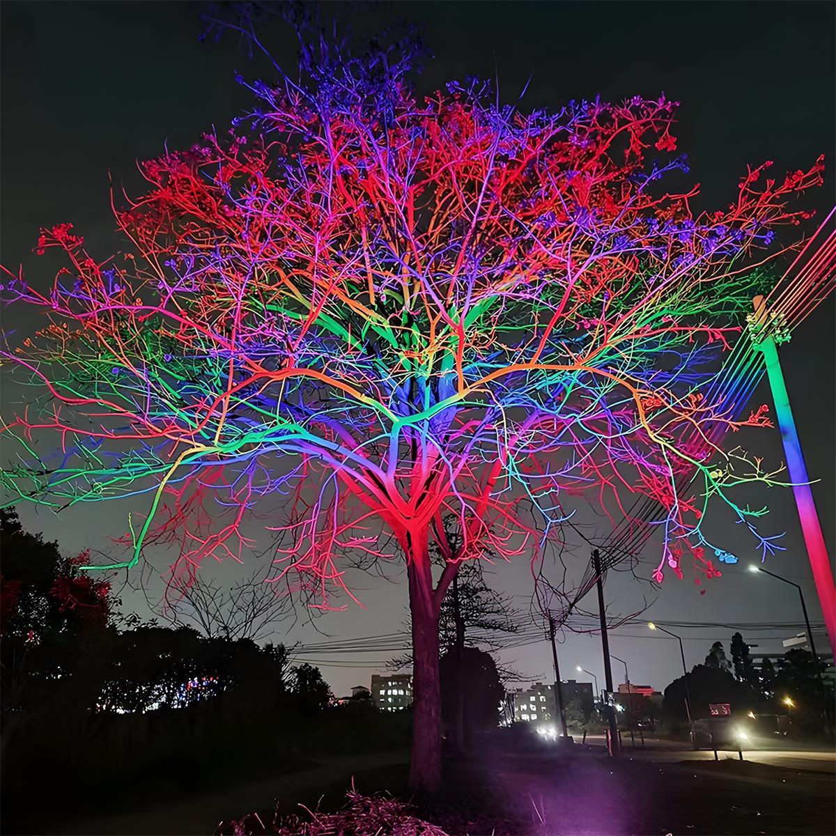 Outdoor Waterproof RGB LED Spot Light Landscape Tree Lighting - Flare Shack