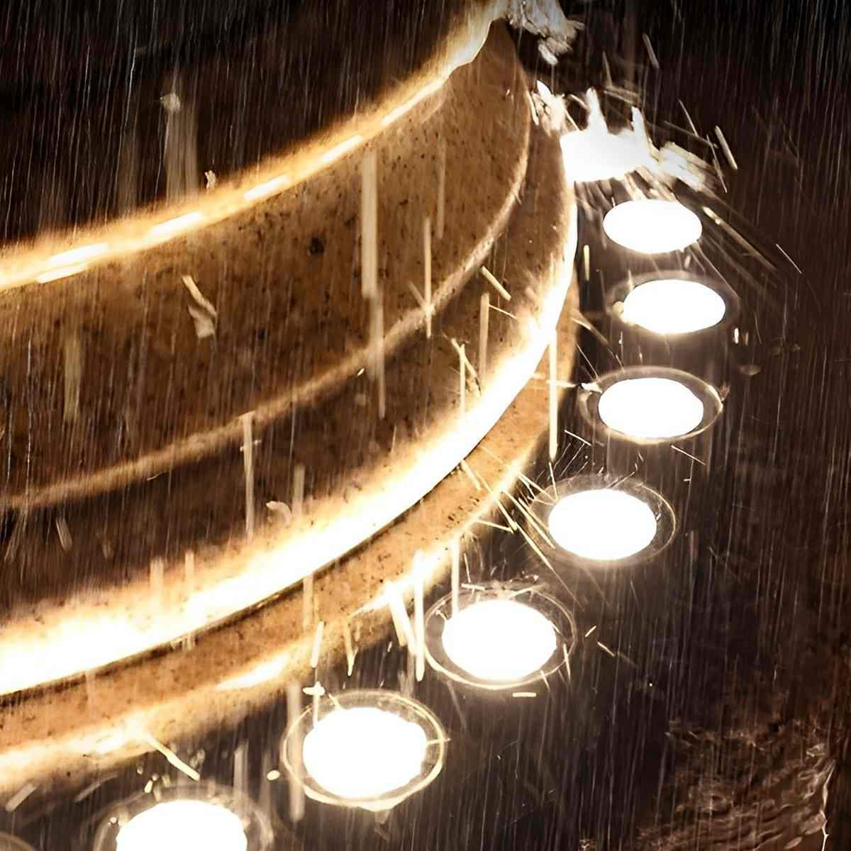 Outdoor Waterproof Ring Round LED Column Treet Light Spot Lights - Flare Shack