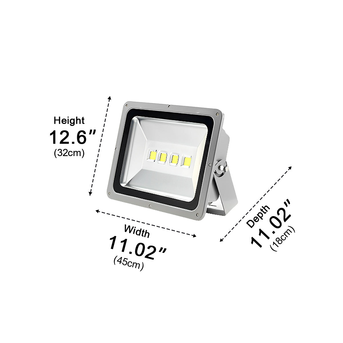 Outdoor Waterproof Super Bright Industrial LED Wall Floodlight