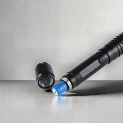 Blue Laser Torch 450Nm Tactical Flashlight Survival Gear