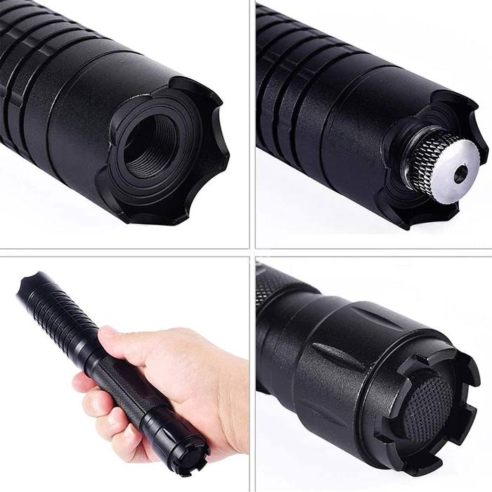 Blue Laser Torch 450Nm Tactical Flashlight Survival Gear