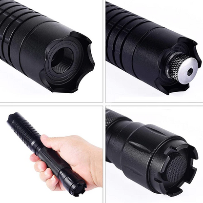 Blue Laser Torch 450Nm Tactical Flashlight Survival Gear