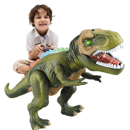 Remote Control T Rex Dinosaur LED Light Up Walking Roaring Toy For Kids Fall 2025 Gift