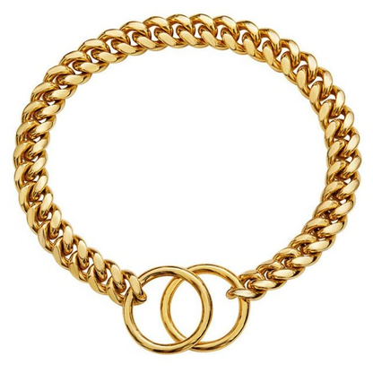 Dog Chain Collar – Heavy Duty Chain, Chew-Resistant, Durable Pet Accessory for Daily Walks Fall 2025 Gift