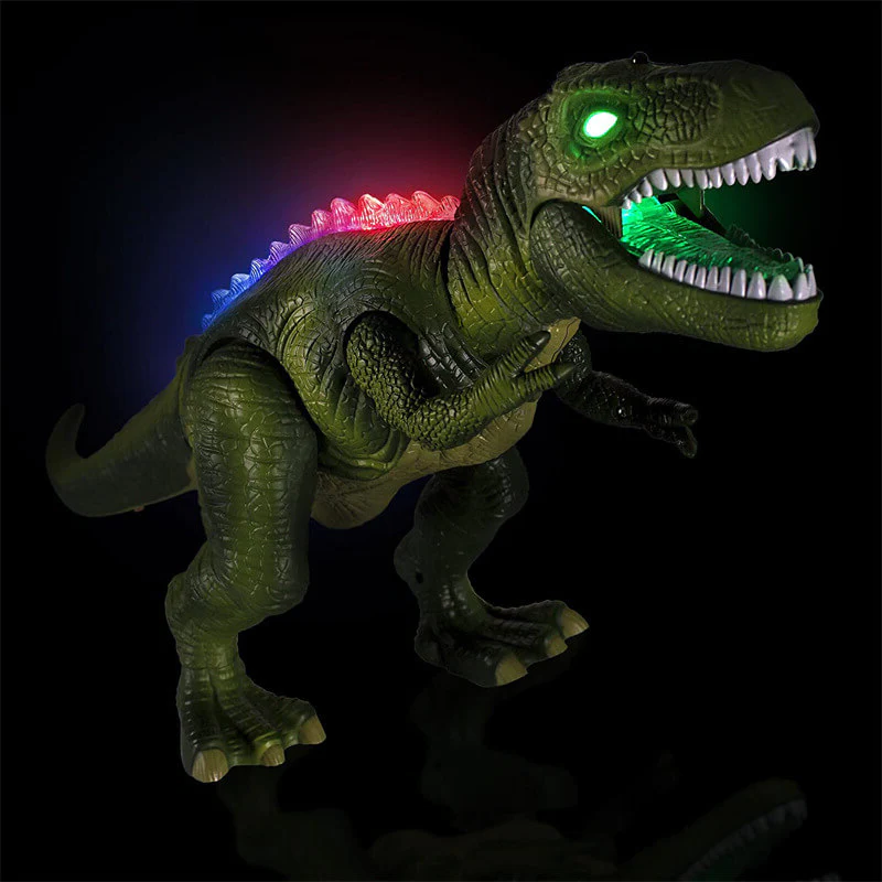 Remote Control T Rex Dinosaur LED Light Up Walking Roaring Toy For Kids Fall 2025 Gift