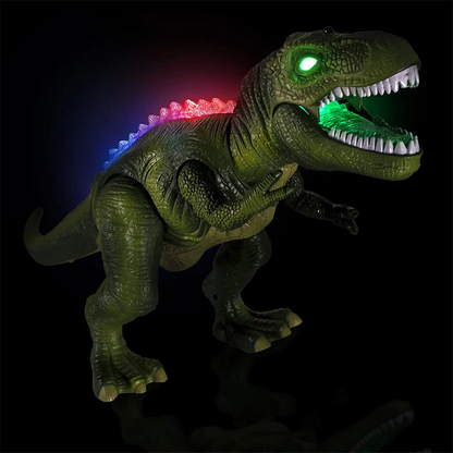 Remote Control T Rex Dinosaur LED Light Up Walking Roaring Toy For Kids Fall 2025 Gift