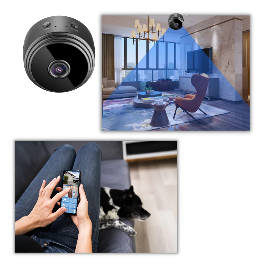 Mini Wireless Security Camera Magnetic Mount Indoor WiFi Camera Fall 2025 Night Vision Motion Alerts