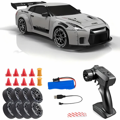 RC Car 4WD LED Lights Retro Drift Master Style High Traction Night Racing Fall 2025 Gift Idea