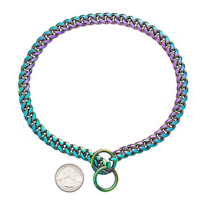 Dog Chain Collar – Heavy Duty Chain, Chew-Resistant, Durable Pet Accessory for Daily Walks Fall 2025 Gift