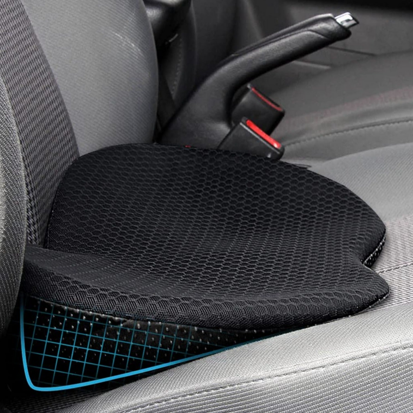 Car Booster Seat Cushion Memory Foam 3.5 Inch Posture
