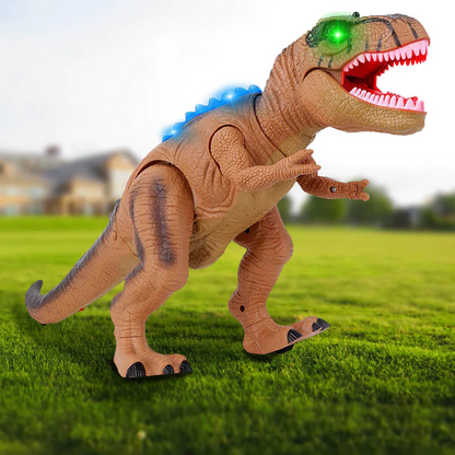 Remote Control T Rex Dinosaur LED Light Up Walking Roaring Toy For Kids Fall 2025 Gift