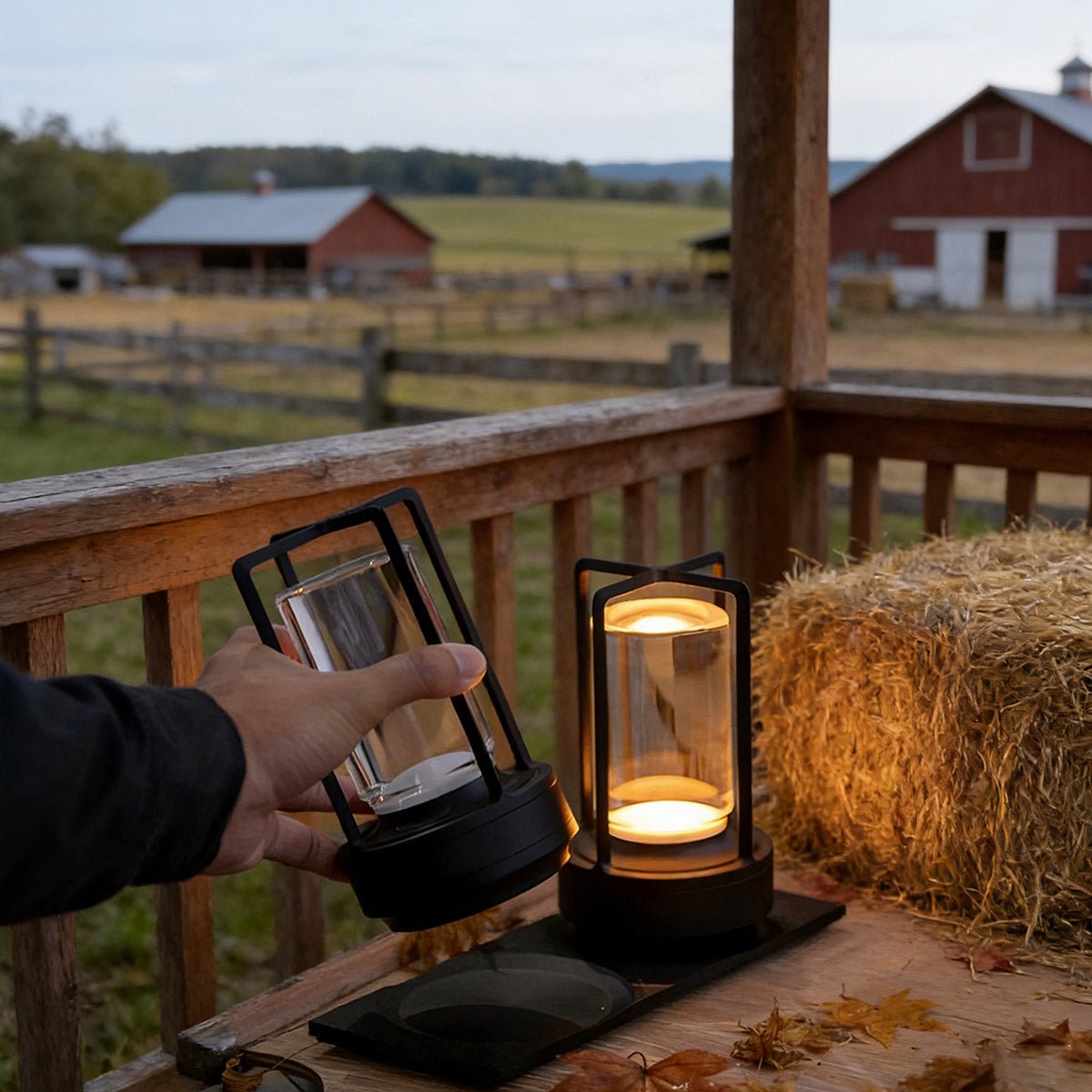 Portable Lantern Cordless Table Lamp USB Rechargeable Touch Dimming Night Lights - Flare Shack