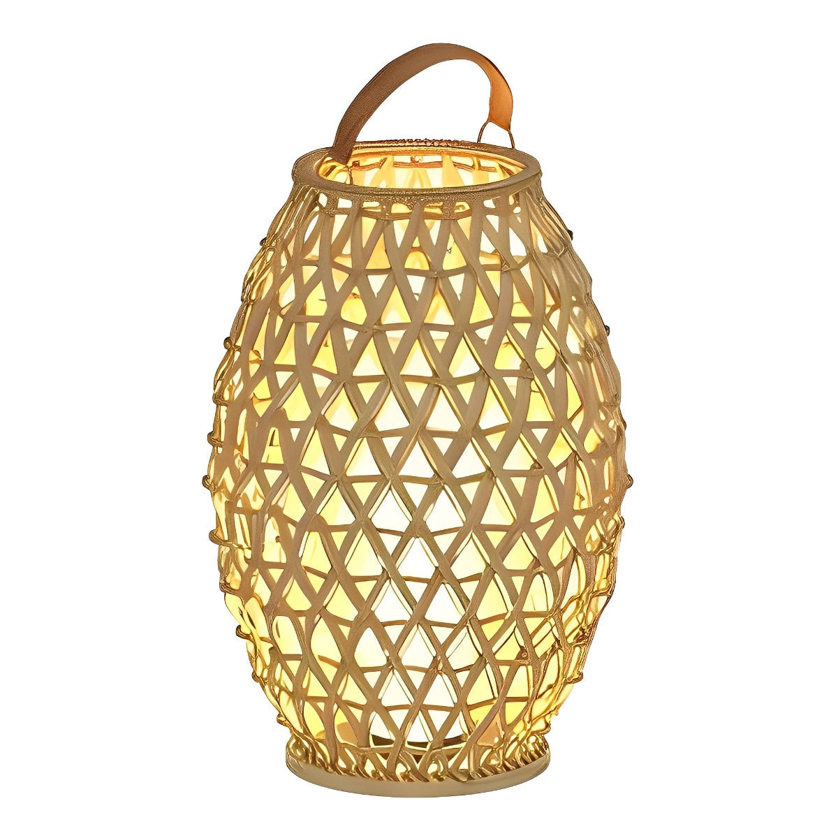 Outdoor Waterproof Rattan LED Lanterns Lamp