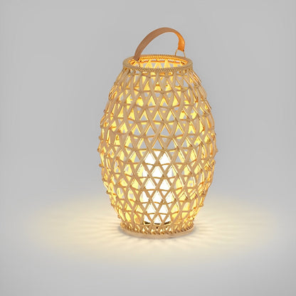 Outdoor Waterproof Rattan LED Lanterns Lamp
