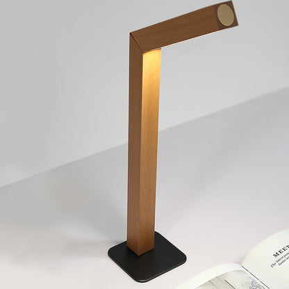 Portable Modern Minimalist LED Dimming Light Strip Wood Table Lamp - Flare Shack