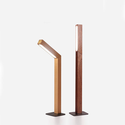 Portable Modern Minimalist LED Dimming Light Strip Wood Table Lamp