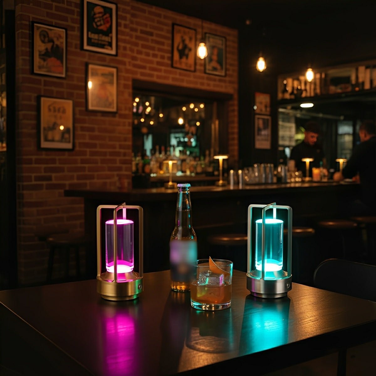 Portable RGB Table Lamp Touch Dimming Night Lights