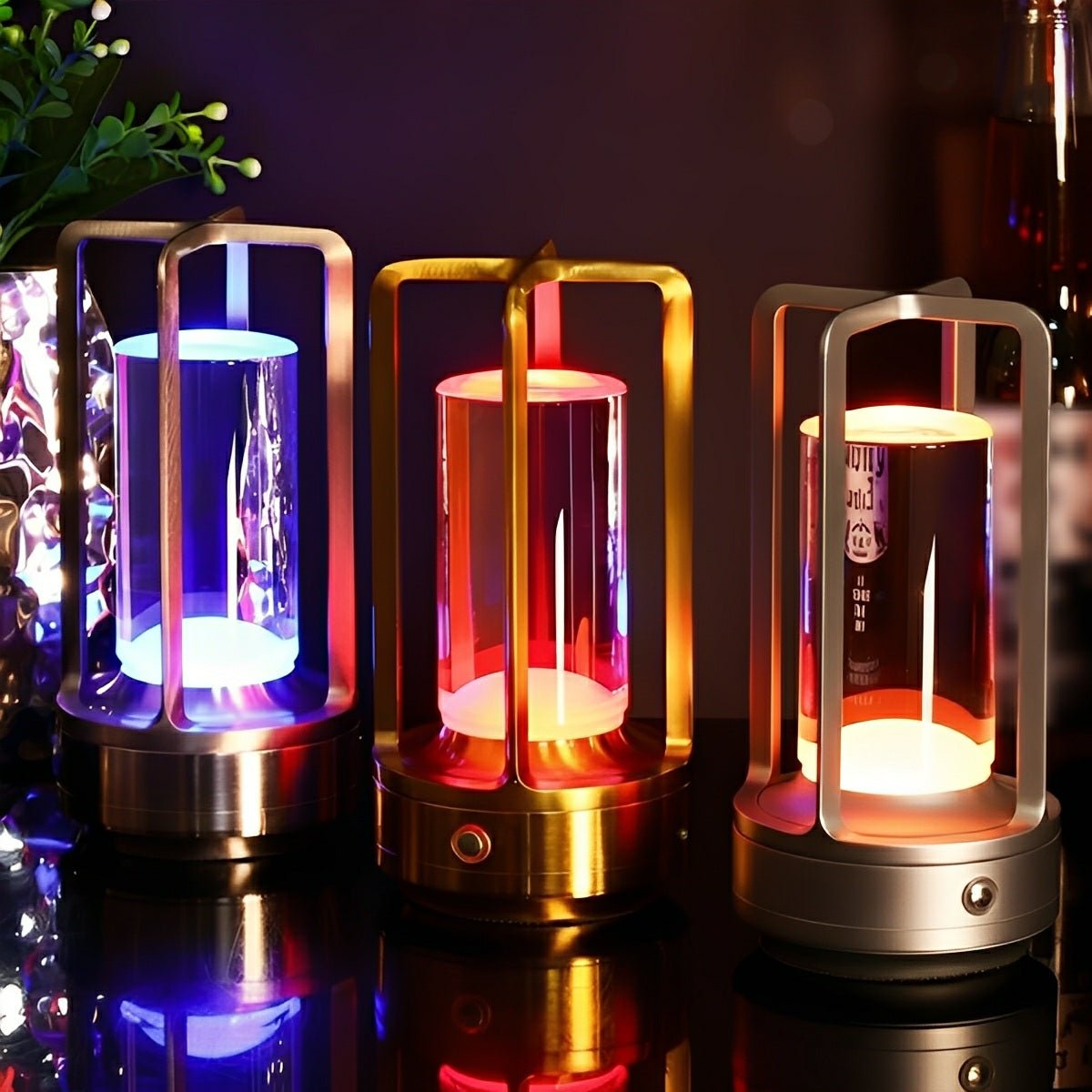 Portable RGB Table Lamp Touch Dimming Night Lights