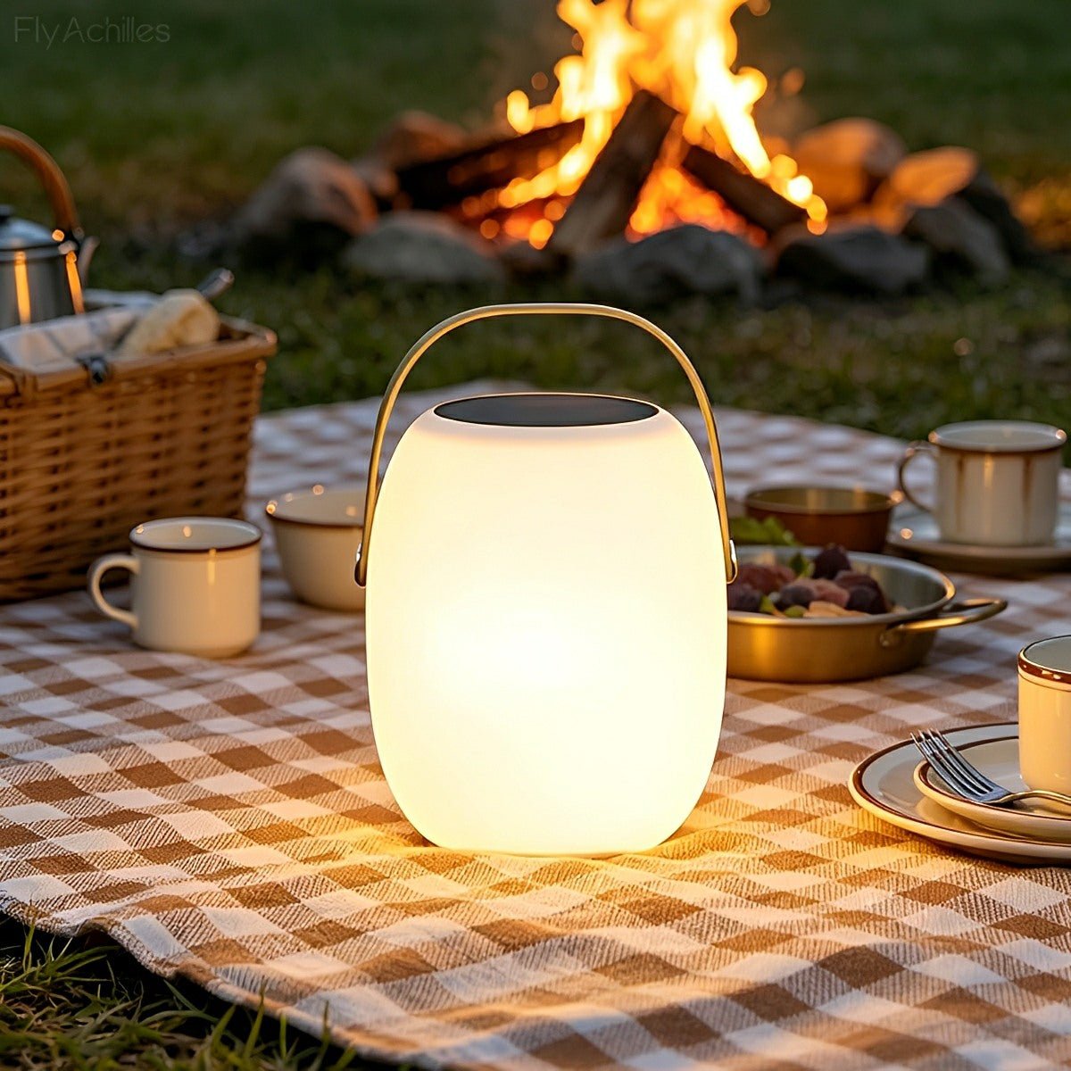 Portable Solar Outdoor Waterproof LED Hanging Lantern Lights