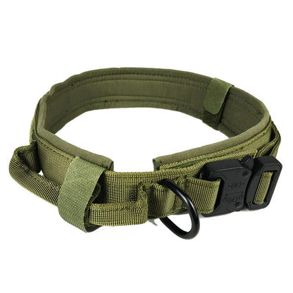 Dog Collar Tactical K9 With Patch Panel Top Handle Training And Control Fall 2025