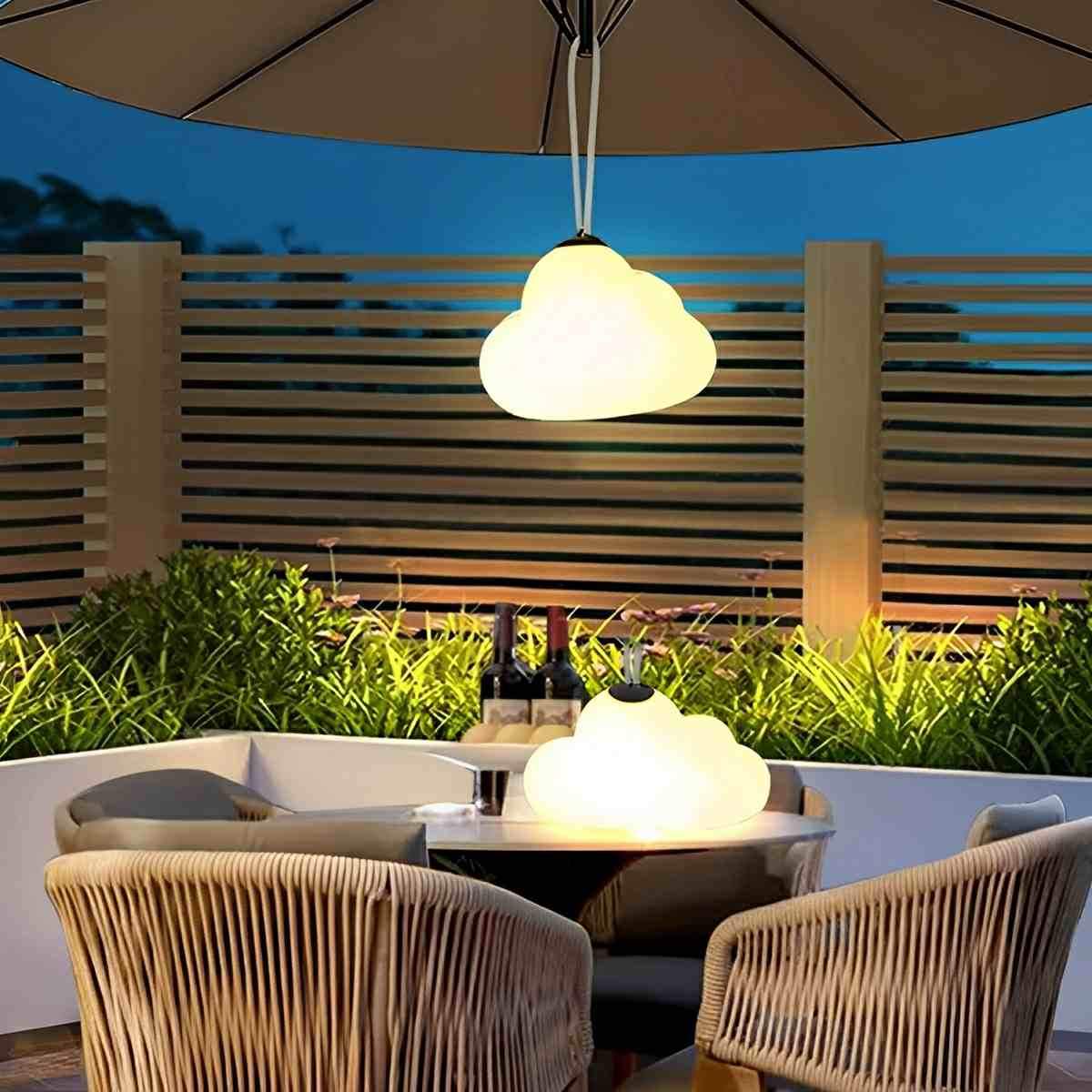 Rechargeable Outdoor Waterproof Clouds LED Hanging Lights - Flare Shack